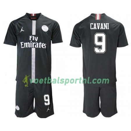 Paris Saint-Germain Cavani 9 Jodan Zwart Kind Third Tenue 2018-19